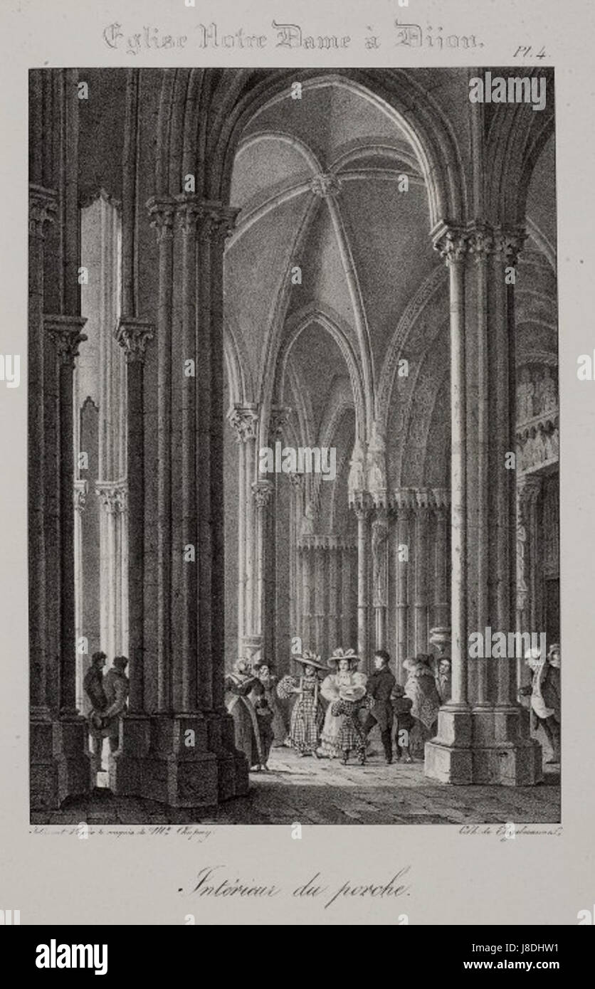 The Notre Dame Vorhalle in Dijon is an architectural structure known ...