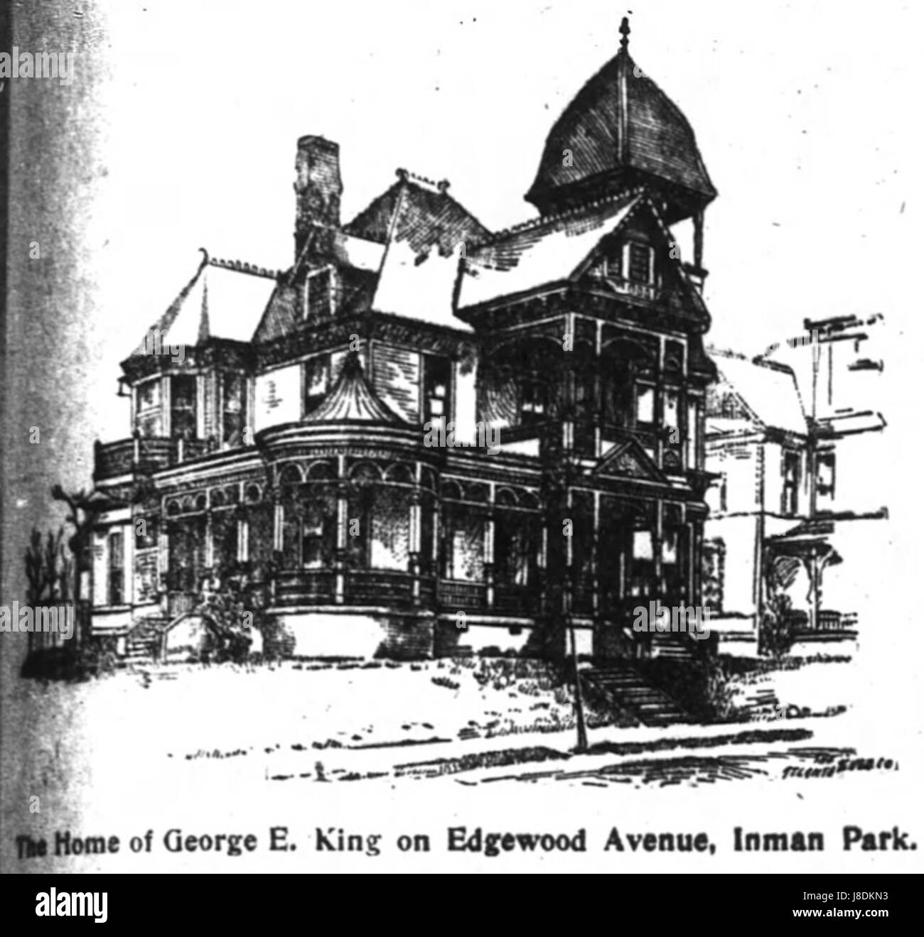 E. King home Stock Photo Alamy