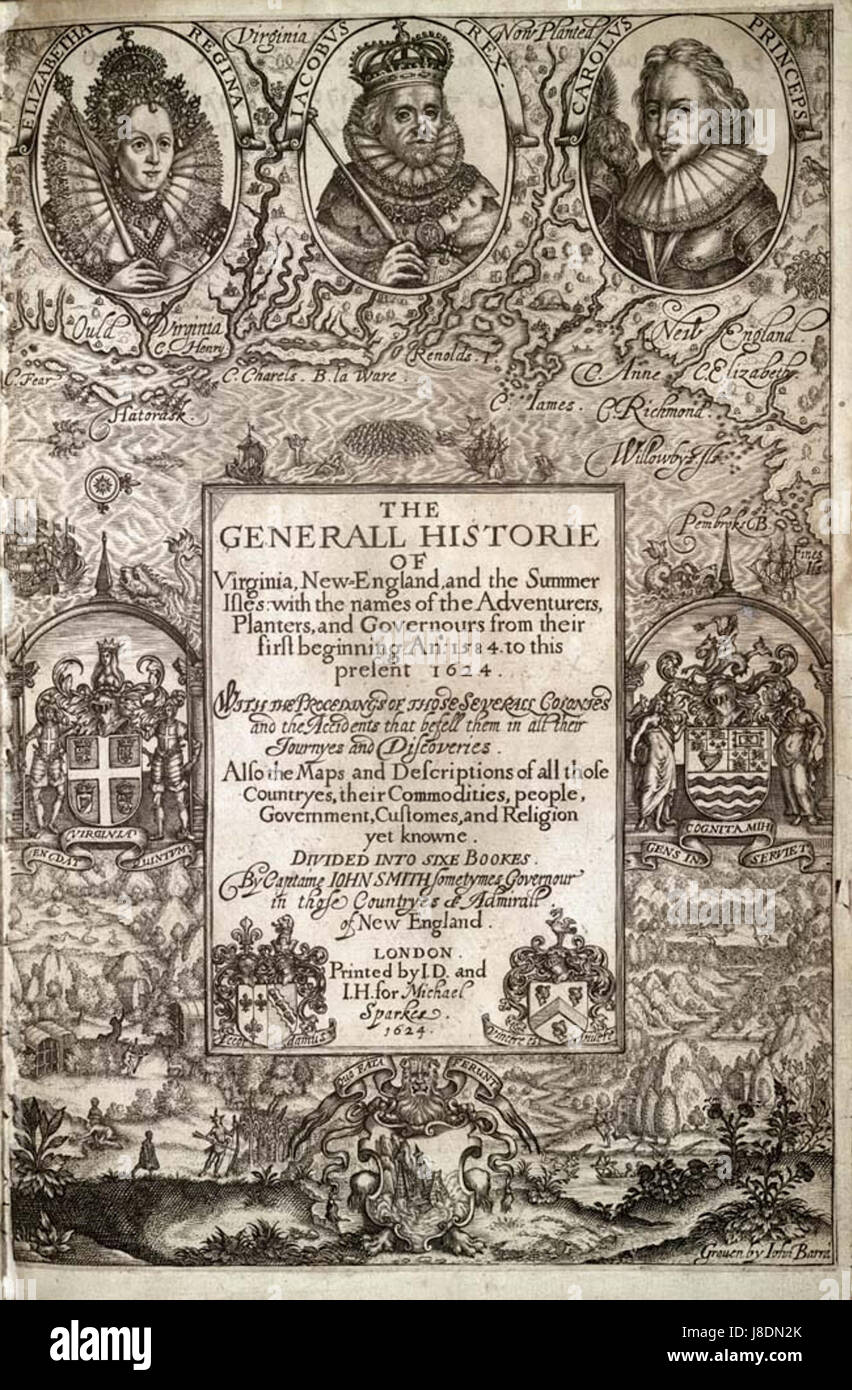 Livre D'histoire Ancien : "THE GENERALL HISTORIE OF VIRGINIA..." Par Le Capitaine John Smith - Édition Cuir 1982 - Très Bon état