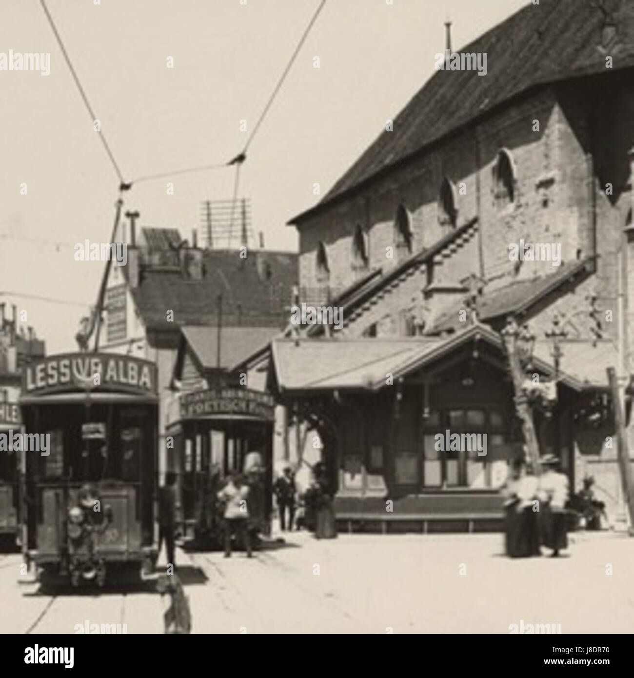 Kiosque St Francois Stock Photo Alamy