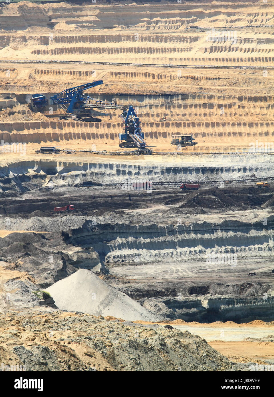 work, factory, coal, cliff, pit, mine, carbon, mining, smoke, smoking, smokes, Stock Photo