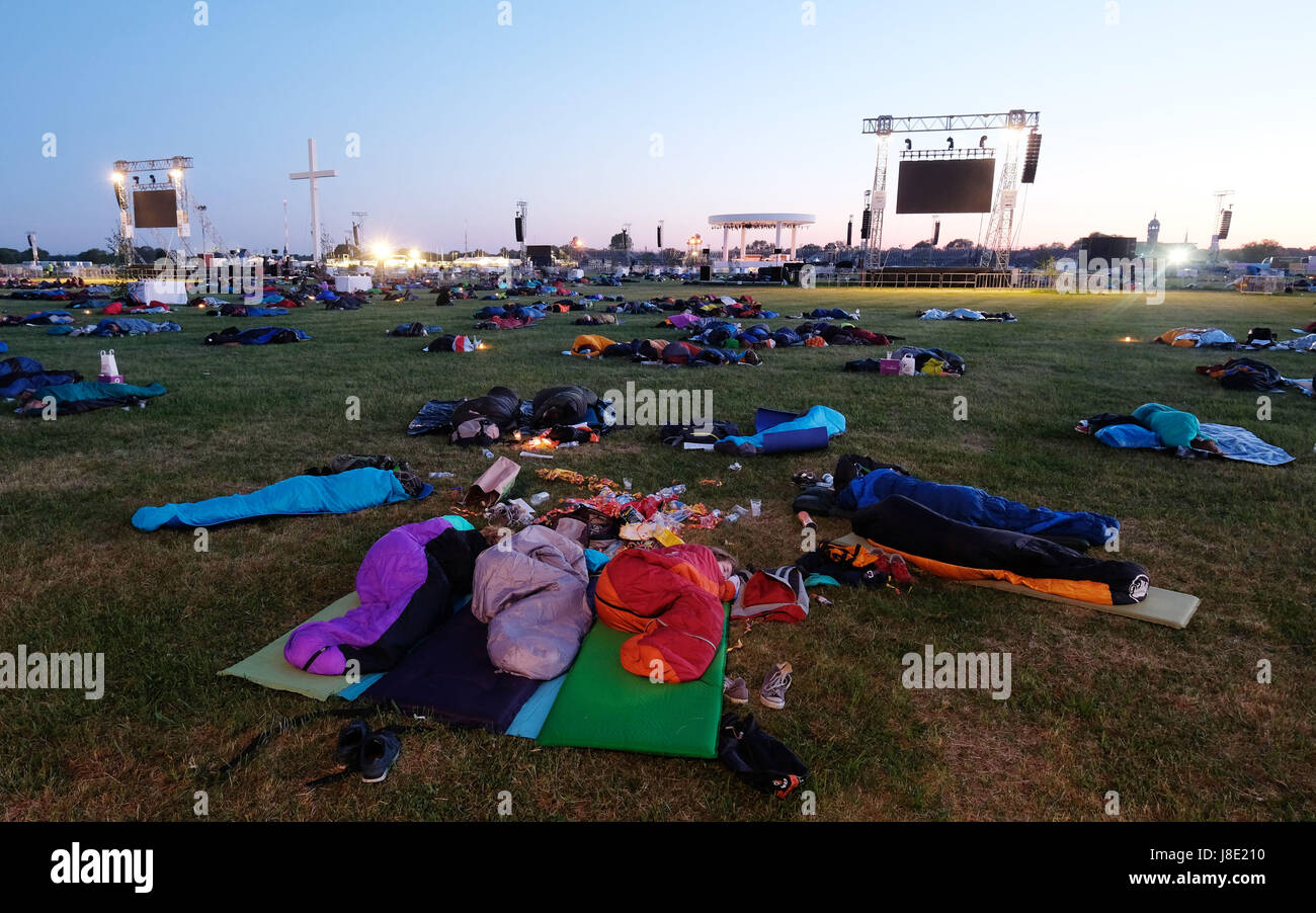 Wittenberg, Germany. 28th May, 2017. Participants of the 36th German Protestant Church Congress