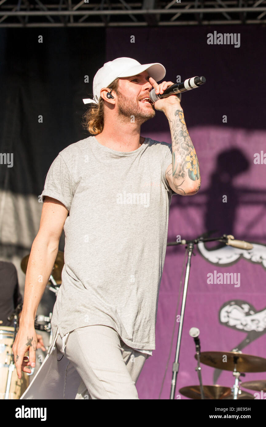 Napa, California, USA. 27th May, 2017. JARED WATSON of the Dirty Heads