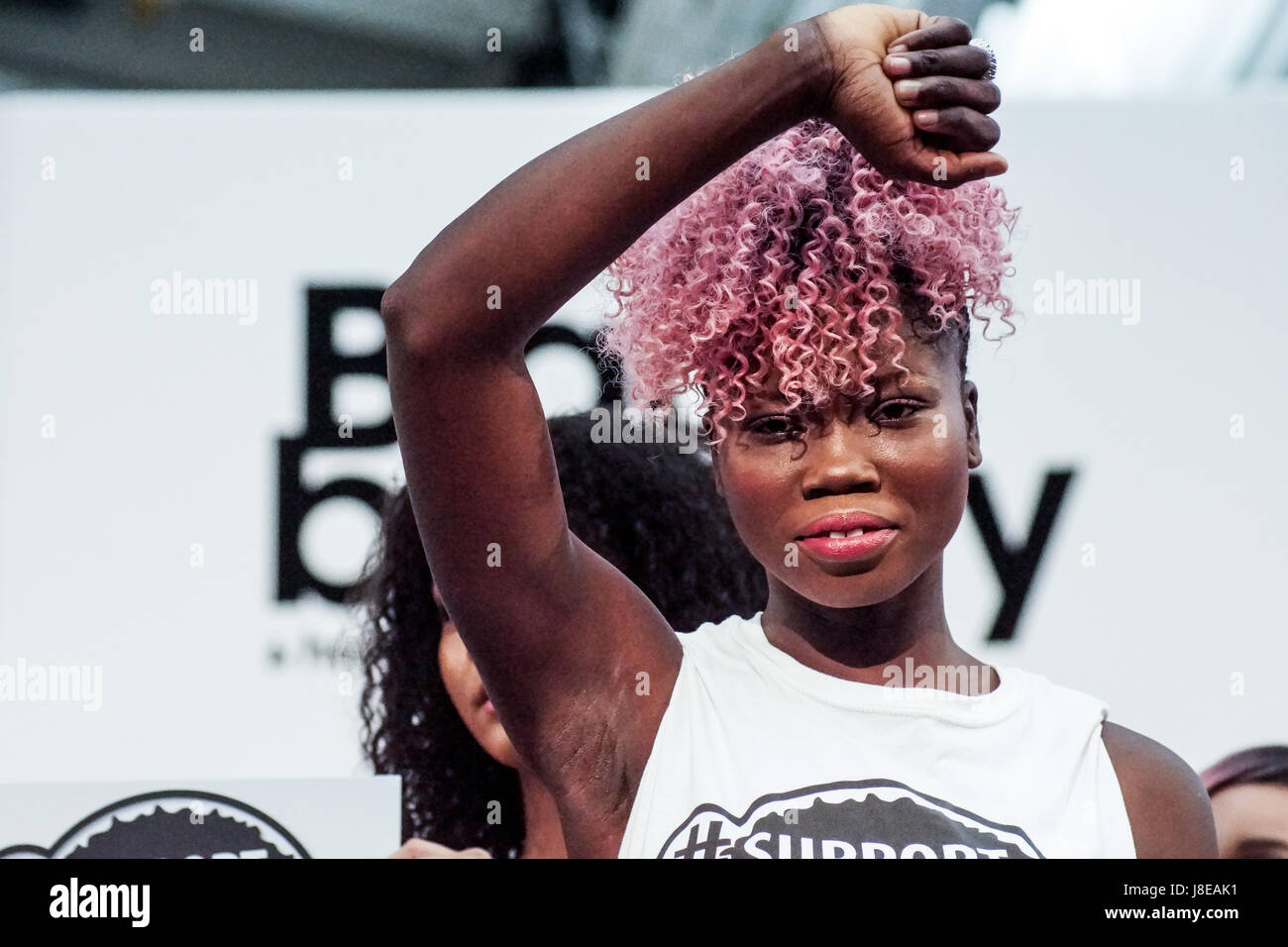 London England 28 May 2017 Afro Hair Beauty Live 28 May 2017