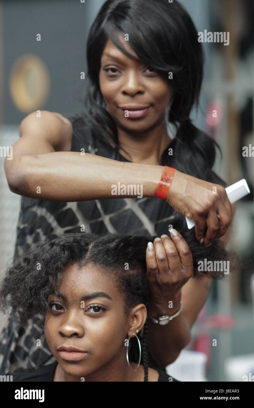 London England 28 May 2017 Afro Hair Beauty Live 28 May Y