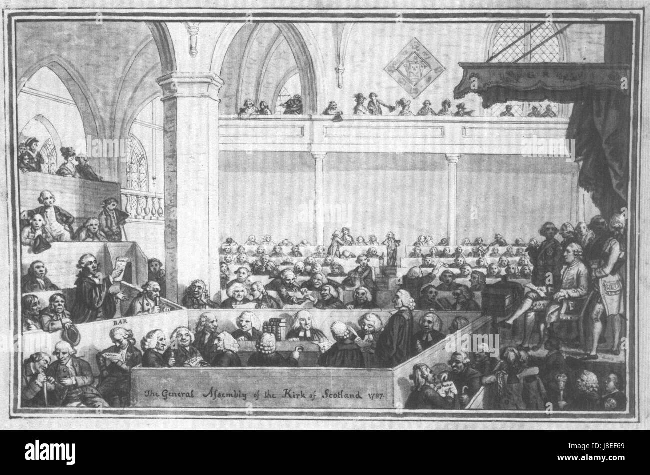 General Assembly at the Tron Kirk, Edinburgh Stock Photo Alamy