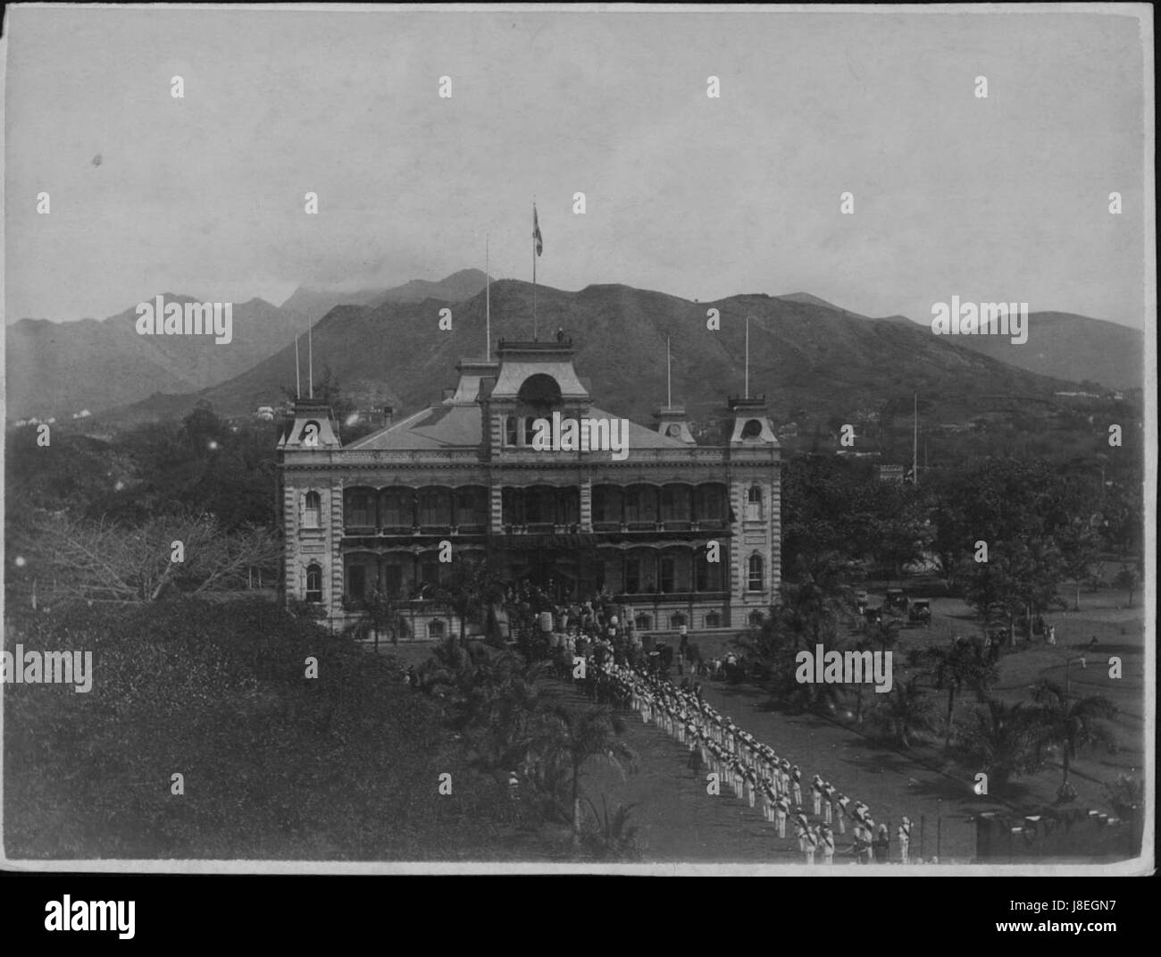 Funeral of Kalakaua (PP 25 6 007 Stock Photo Alamy