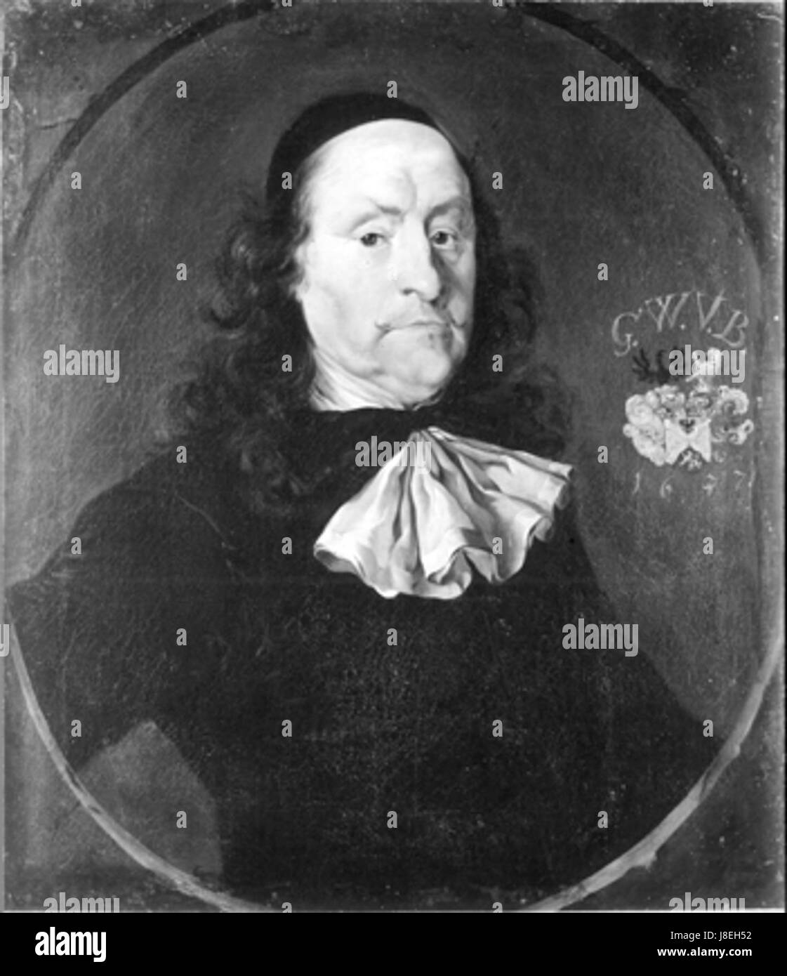 Georg Wilhelm Bidembach von Treuenfels 1677 Stock Photo