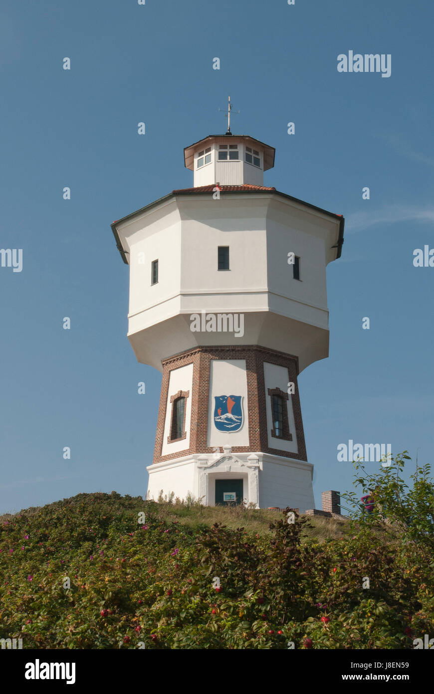lighthouse island langeoog Stock Photo
