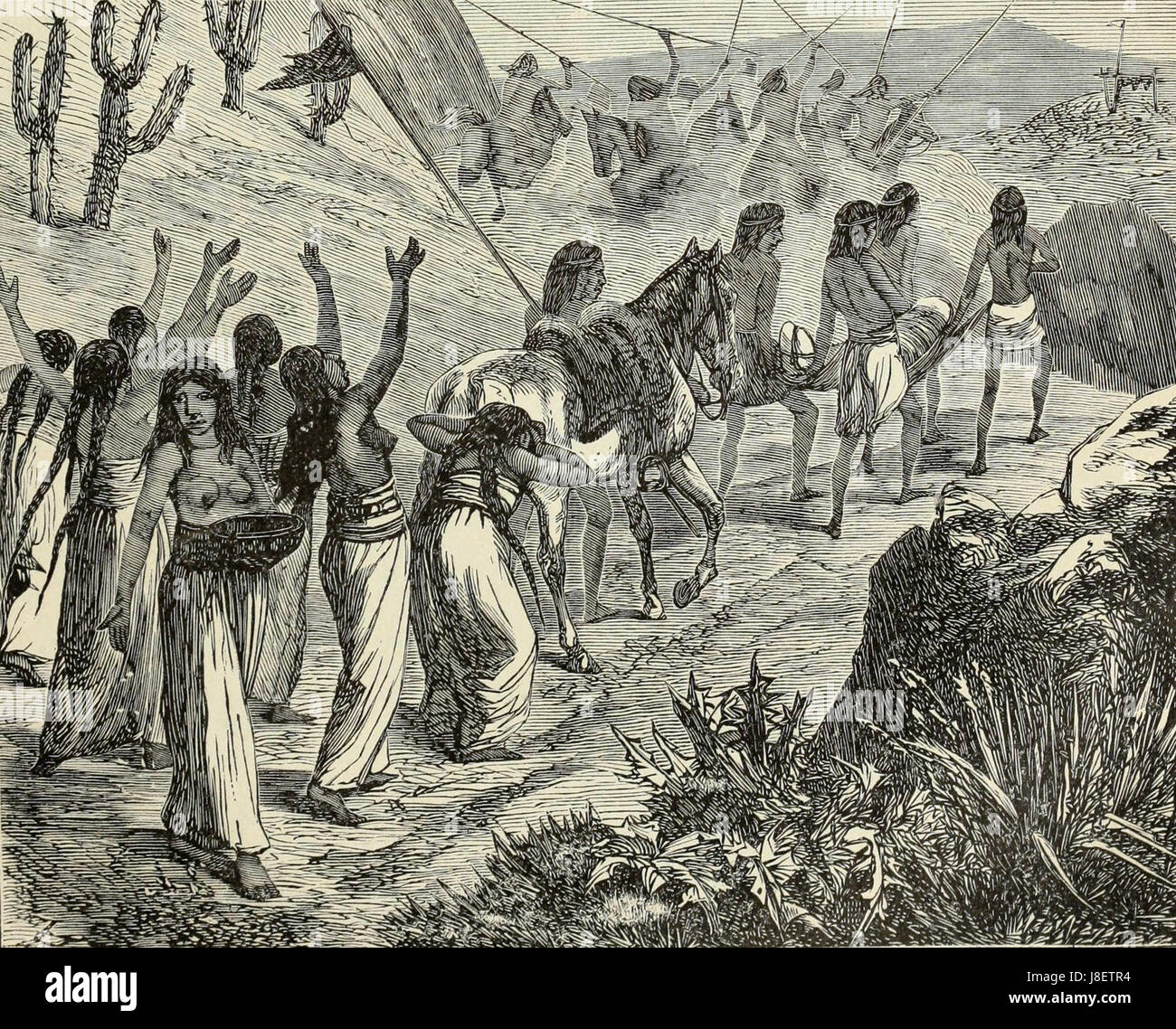 This refers to the traditional funeral practices of the Mapuche people ...