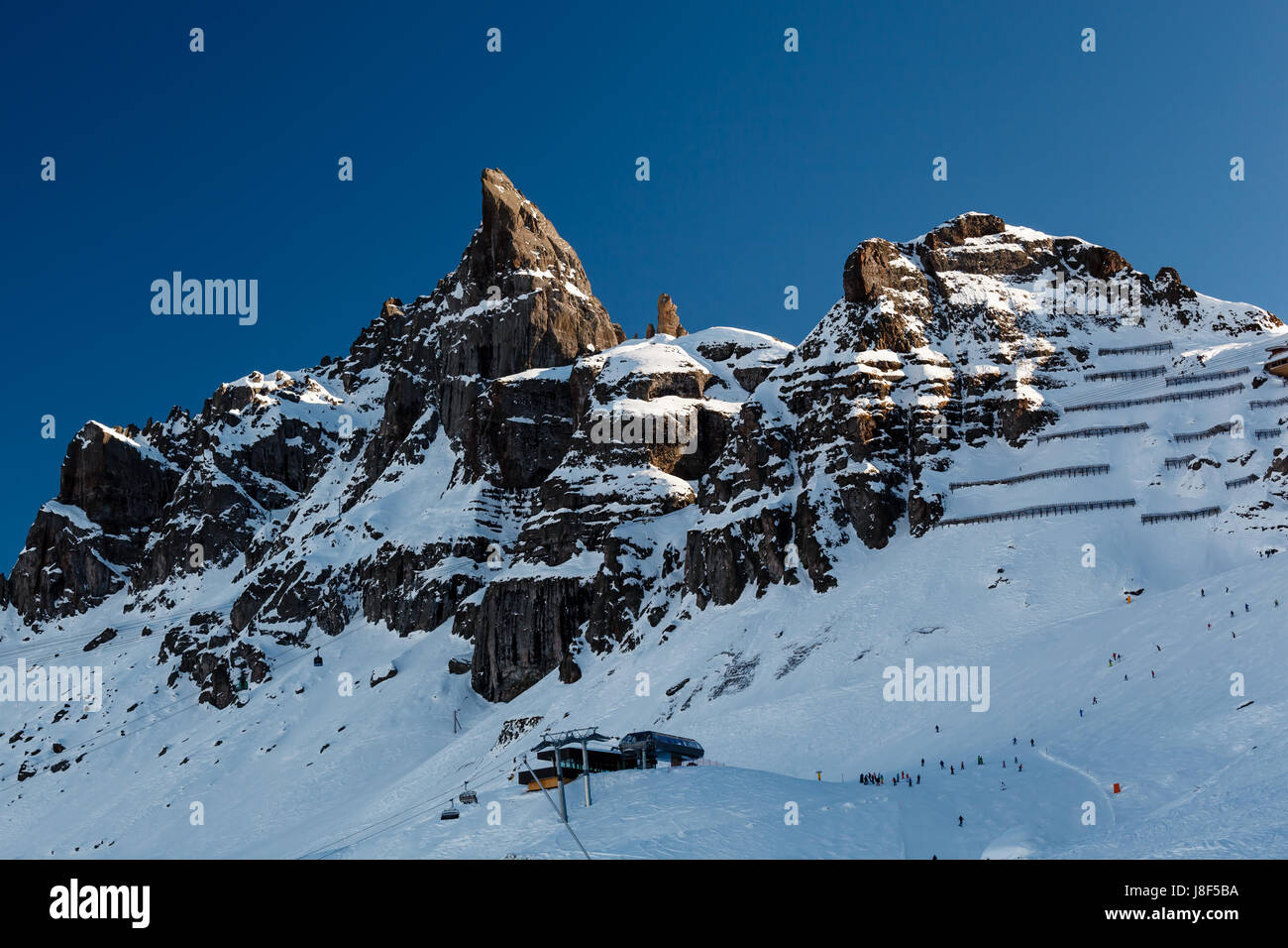 Porta Vescovo Peak on the Ski Resort of Arabba, Dolomites Alps, Italy Stock  Photo - Alamy
