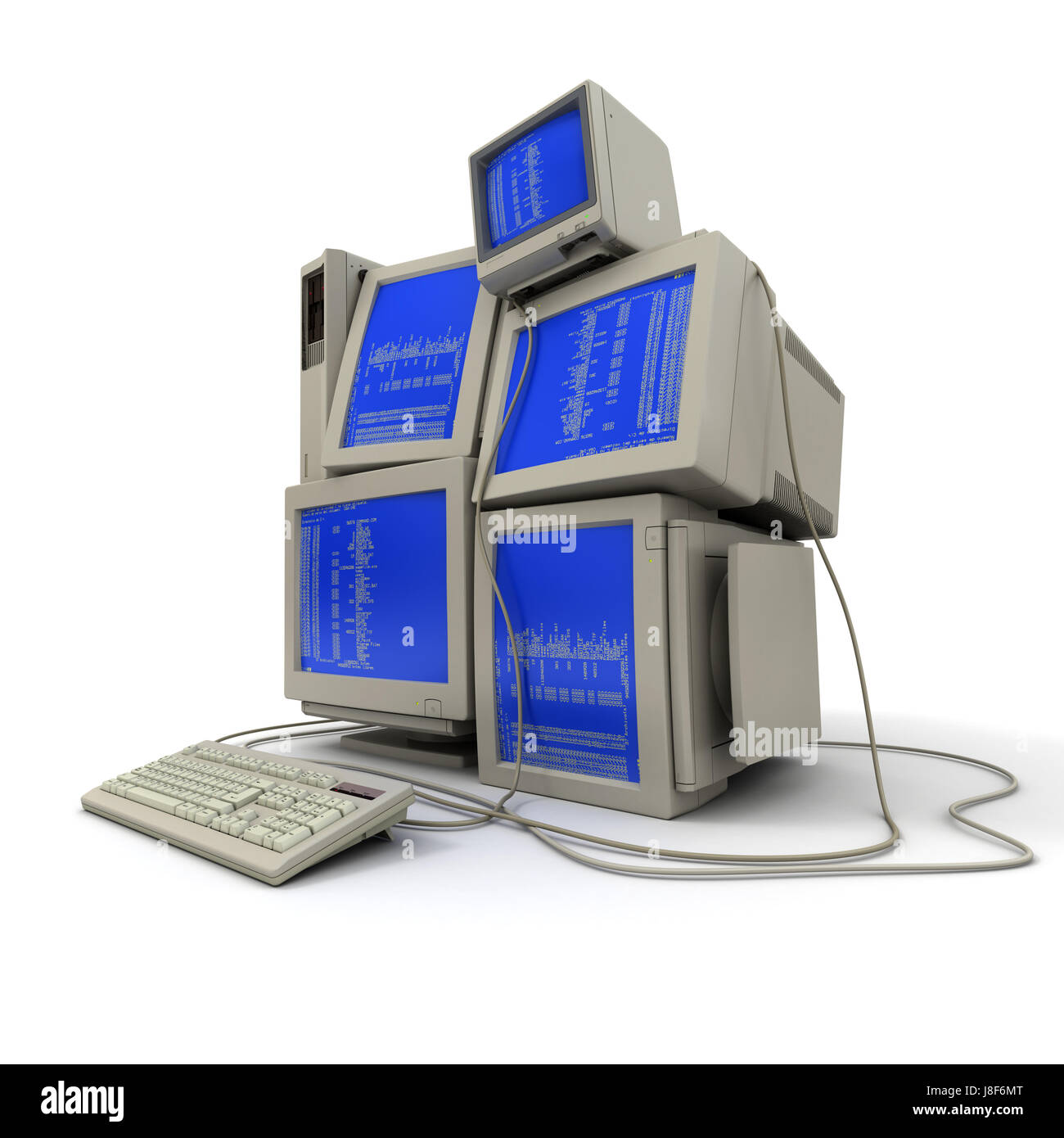 Vintage desktop computers hi-res stock photography and images - Alamy