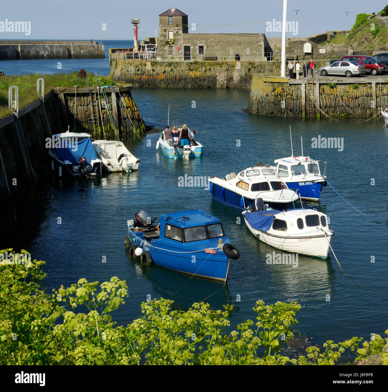 Amlwch Port, Anglesey Stock Photo Alamy