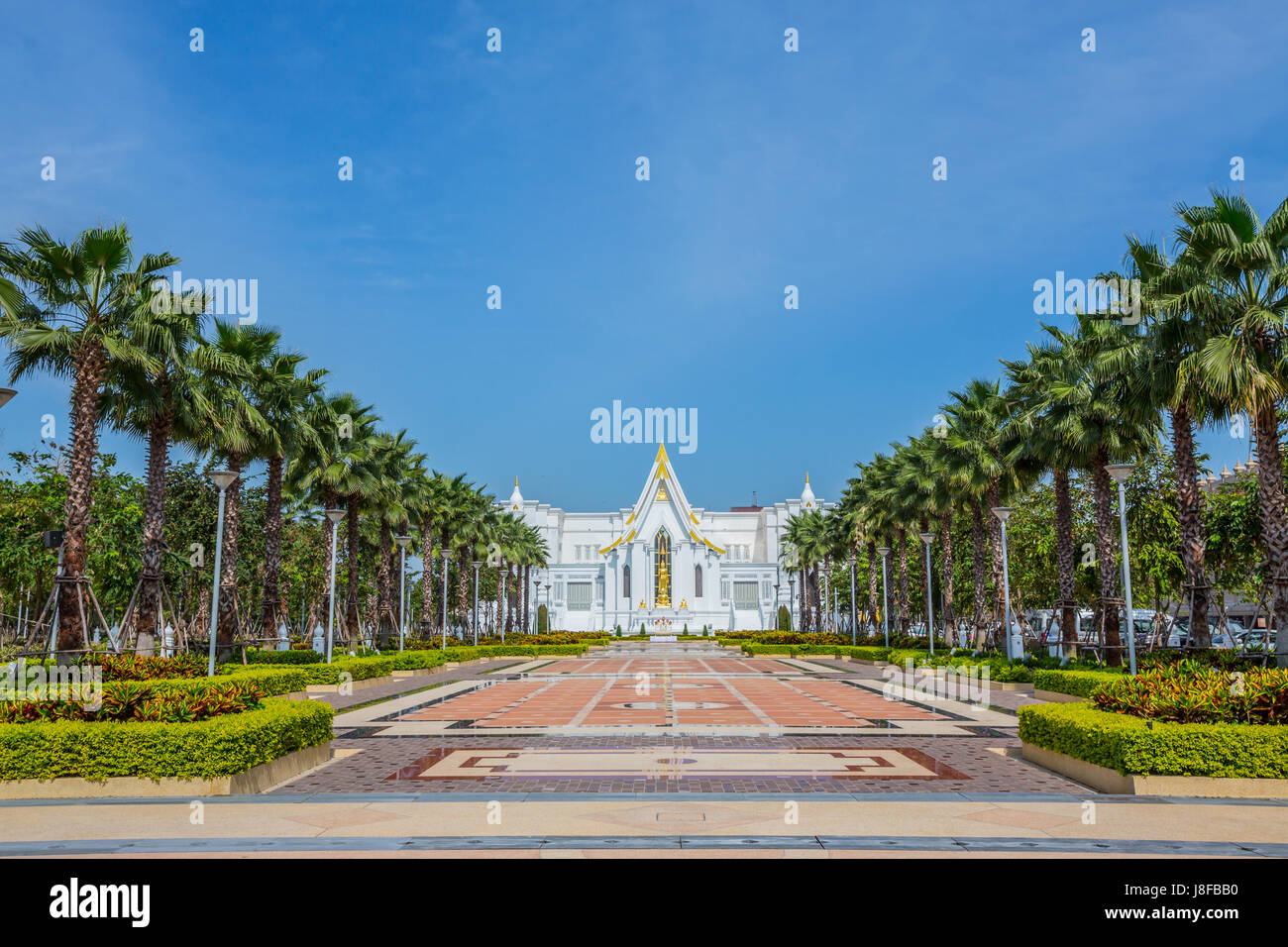 "Museum, Wat Tha Sung," the distinctive look of the building architecture Sukhothai. Uthai Thani, Thailand. Stock Photo