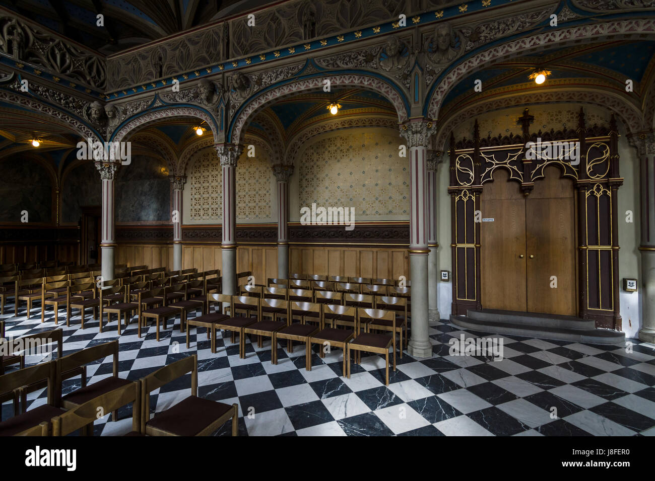 Interior Of Castle Church Of The Old Castle 10th Century Stuttgart Stock Photo Alamy