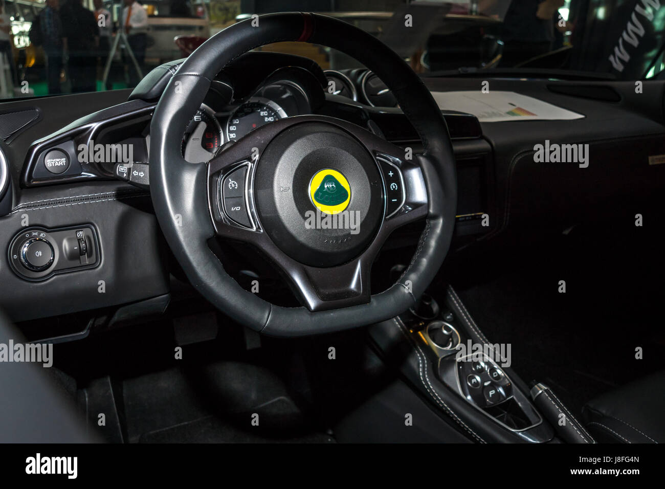 Interior Of The Sports Car Lotus Evora 400 Essex By Bf