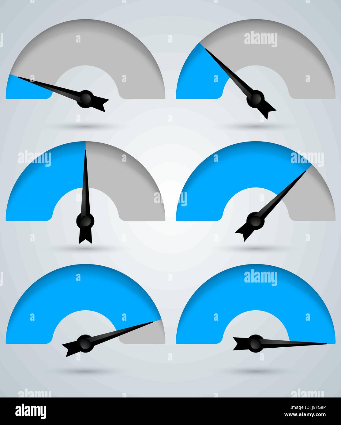 Abstract 3D digital illustration Infographic. Speedometer icon Stock ...