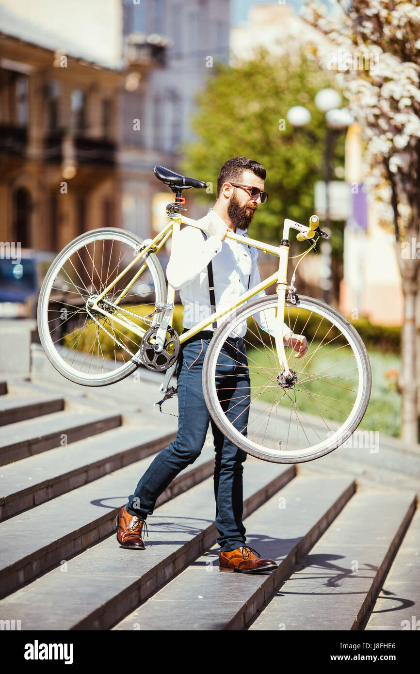 bike on street