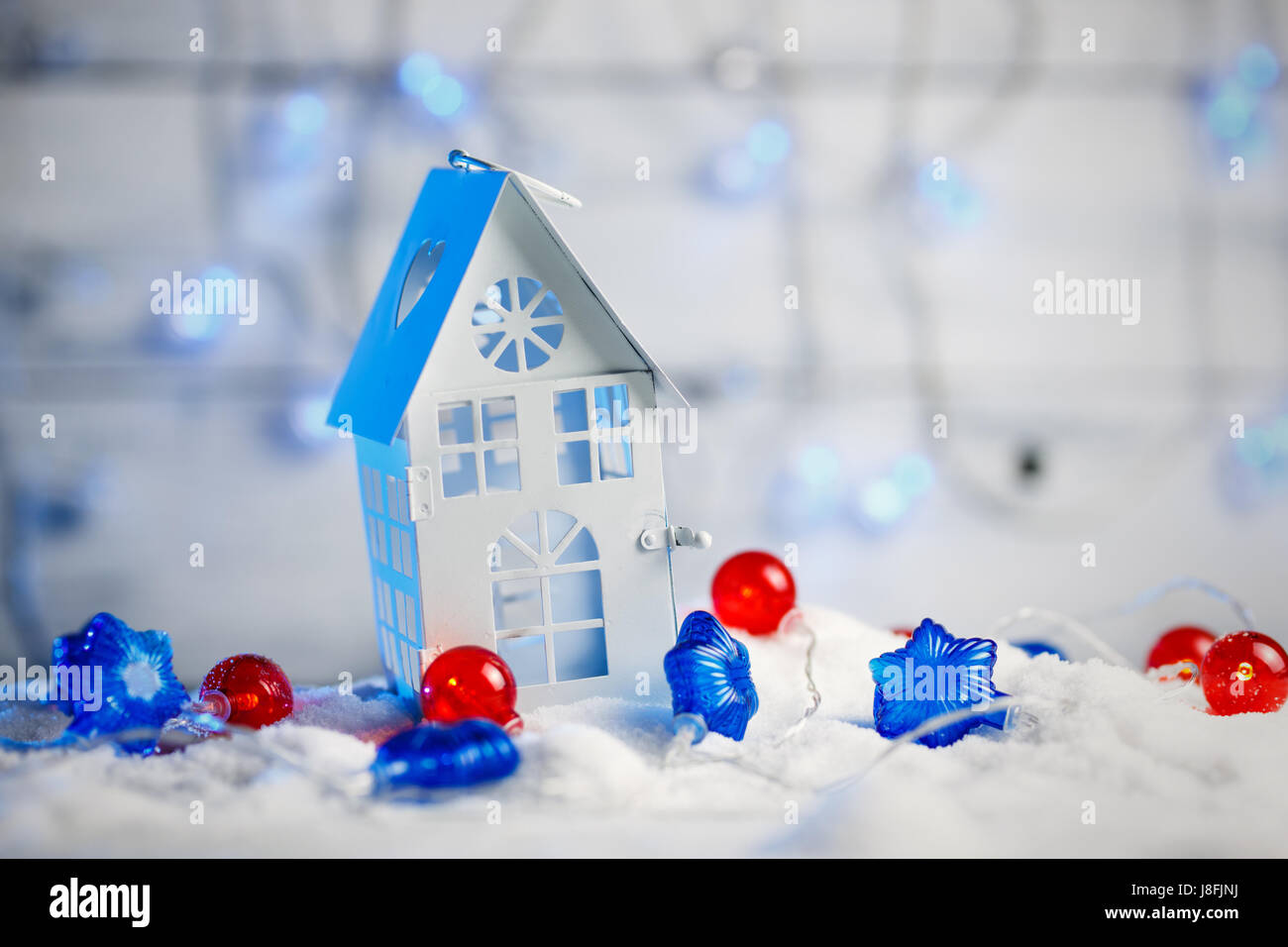 Christmas lantern and window hi-res stock photography and images - Alamy