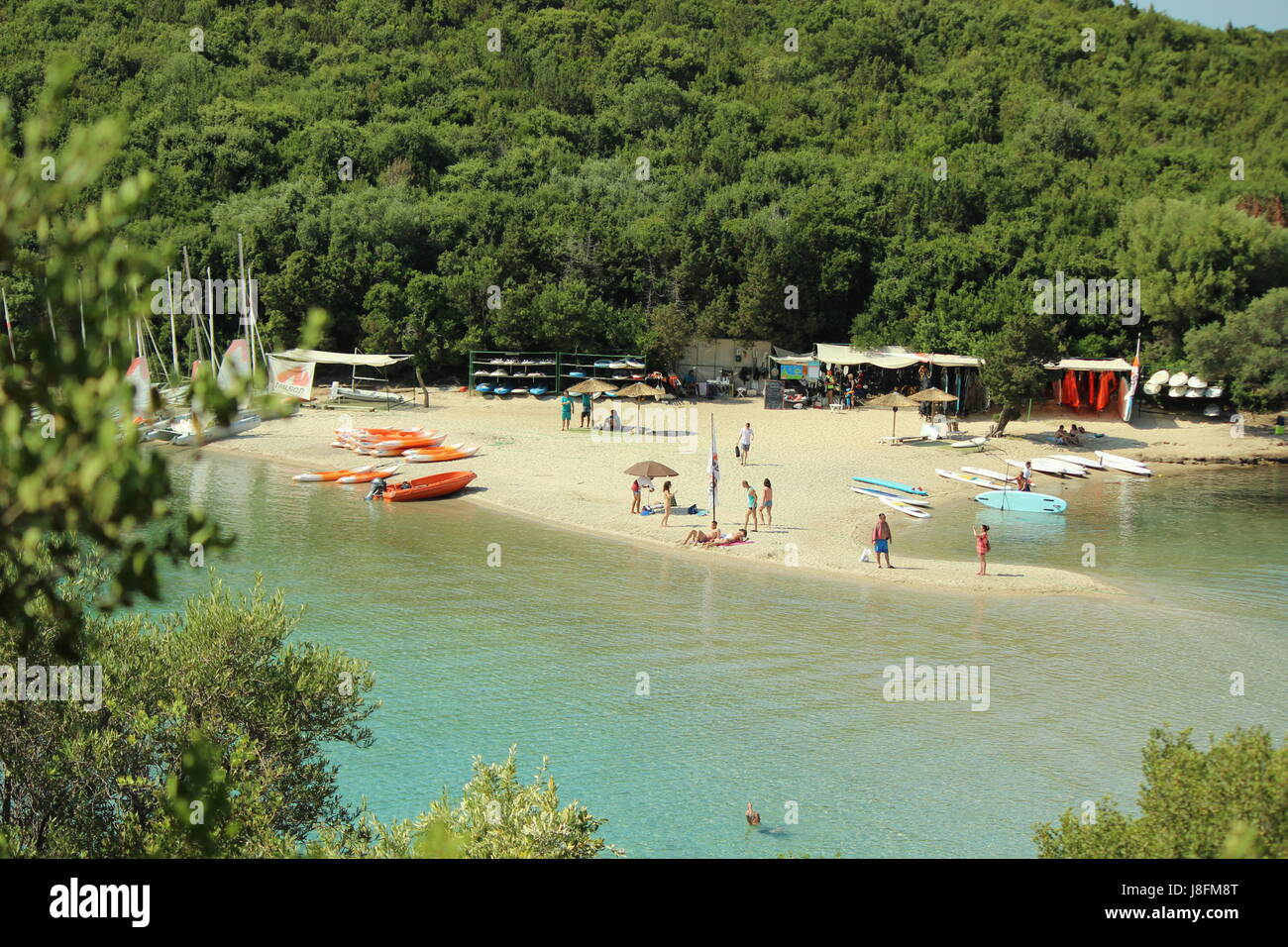 Sivota, Greece - Bella Vraka Beach Stock Photo