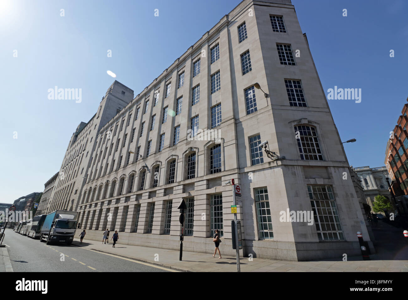 Faraday Building former GPO Telephone Exchange Queen Victoria St, London  EC4V 4BY Stock Photo - Alamy