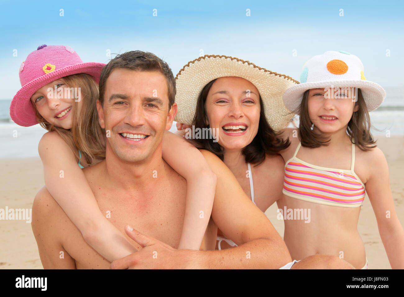 Russian naturist family