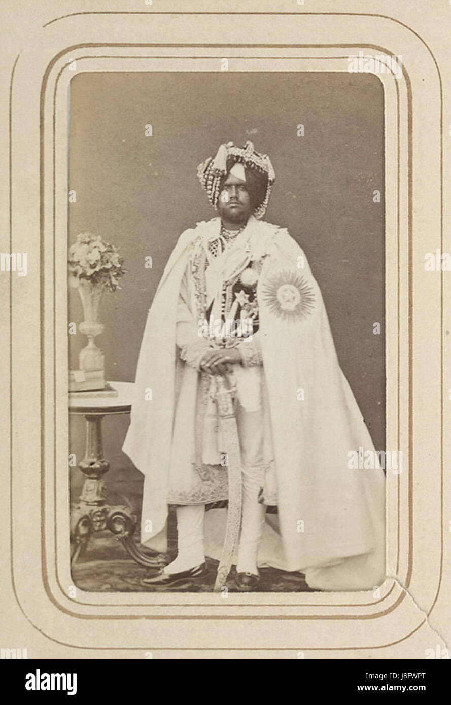 Mahendra Singh, Maharaja of Patiala in the 1870s Stock Photo