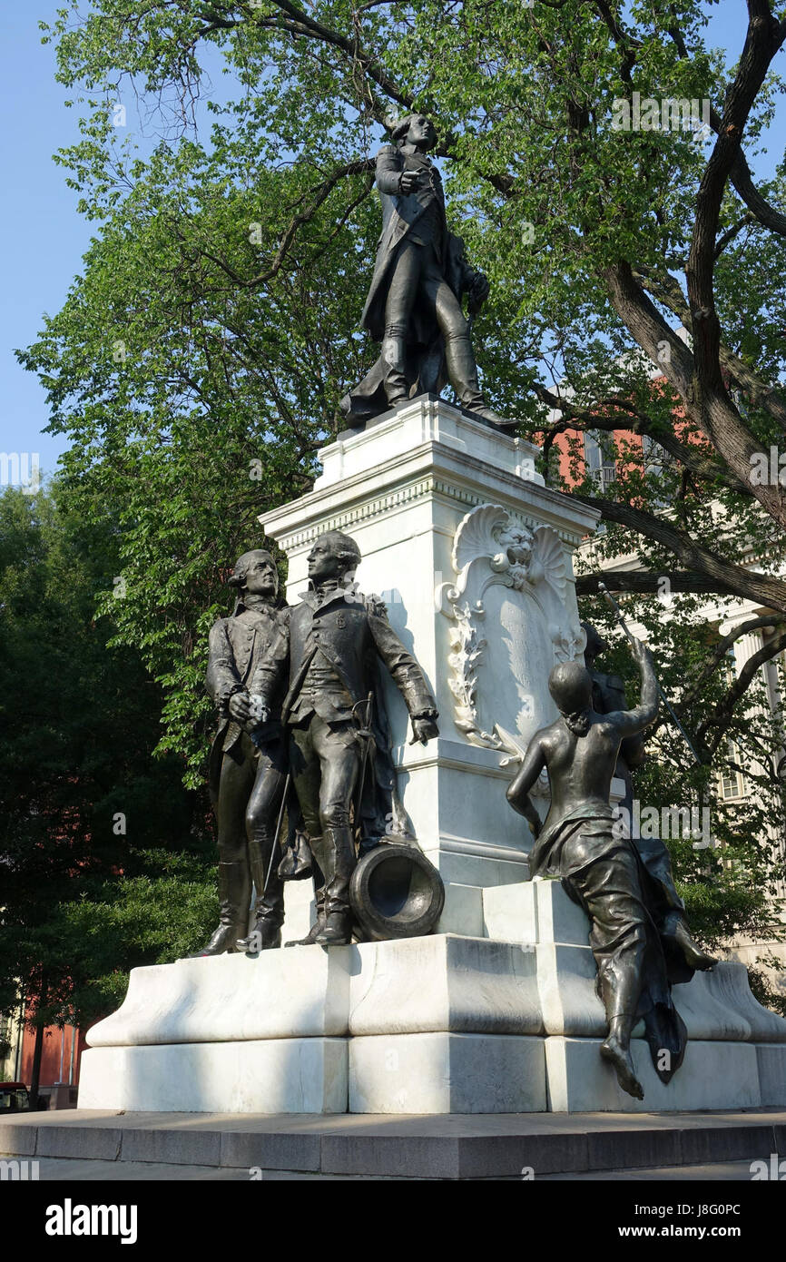 General Lafayette Statue (Washington, D.C.) DSC05637 Stock Photo Alamy
