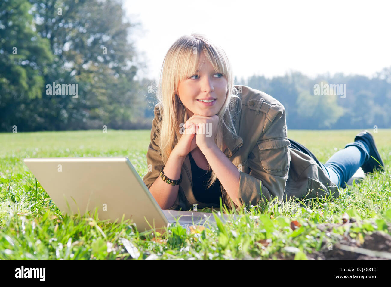 woman, laptop, notebook, computers, computer, teenager, student, young ...