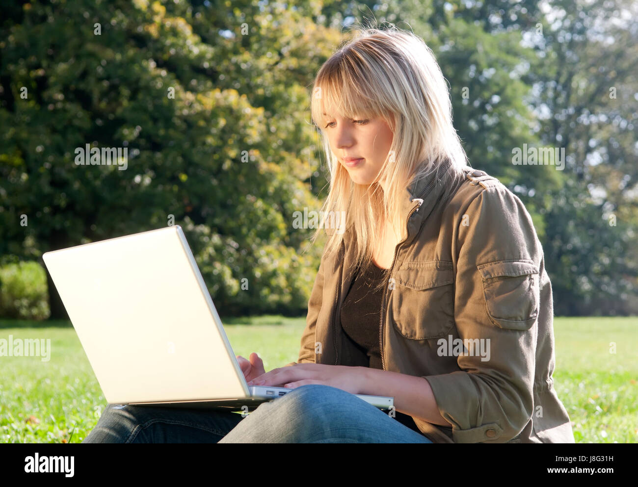woman, laptop, notebook, computers, computer, teenager, student, young ...