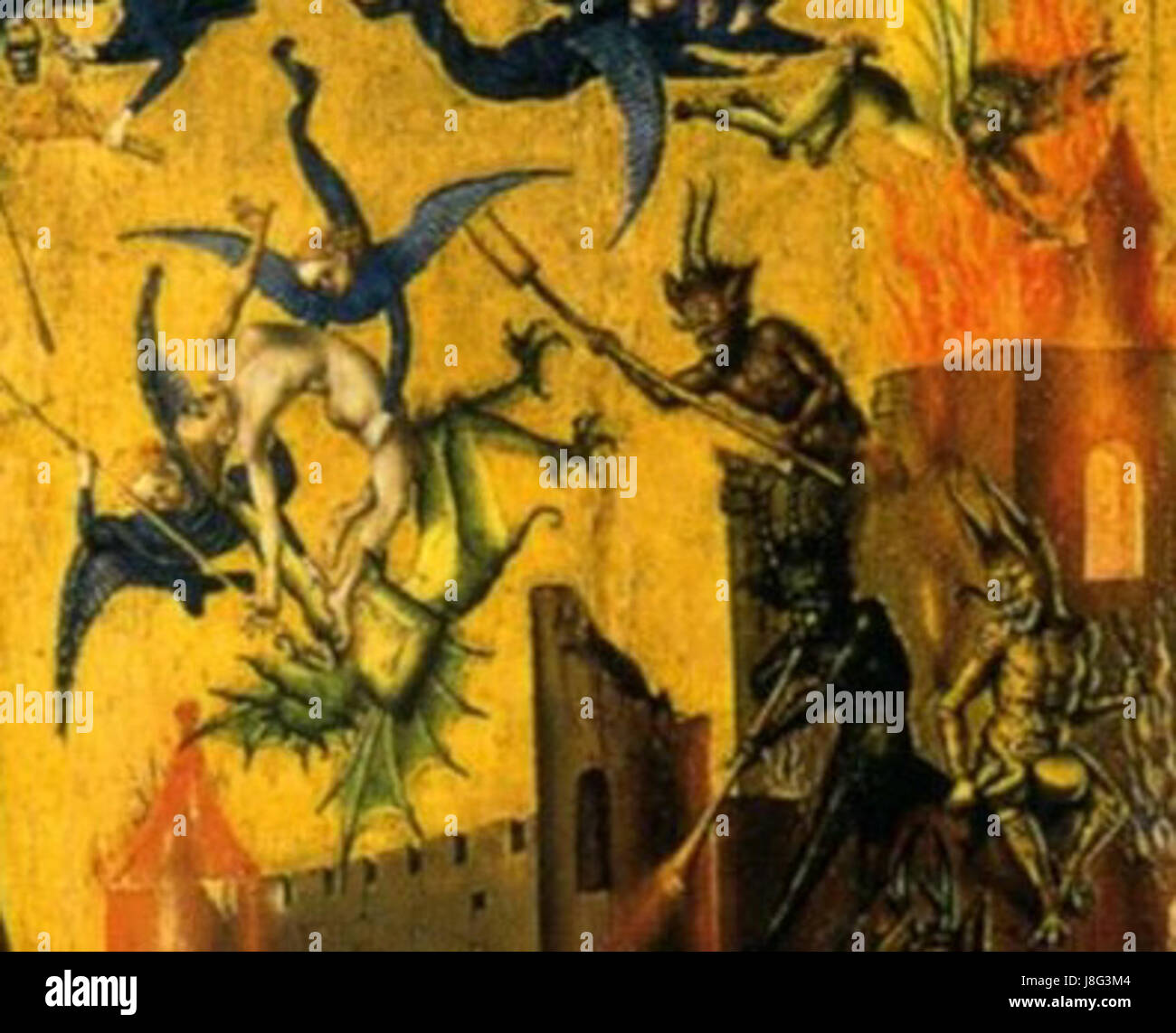 Last Judgement Lochner detail1 Stock Photo