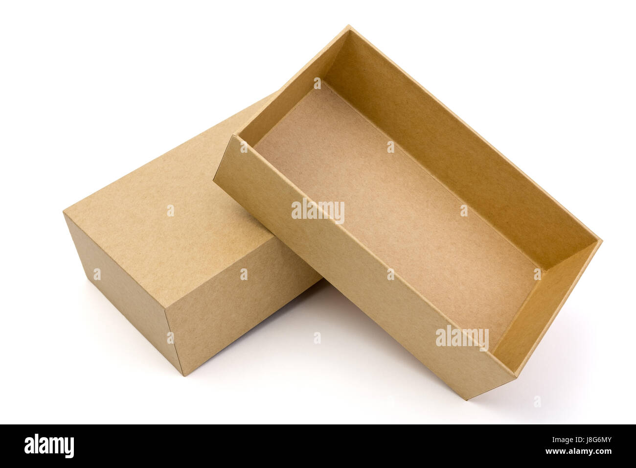 Cardboard Box Openview Open Cardboard Box Stock Photo - Alamy