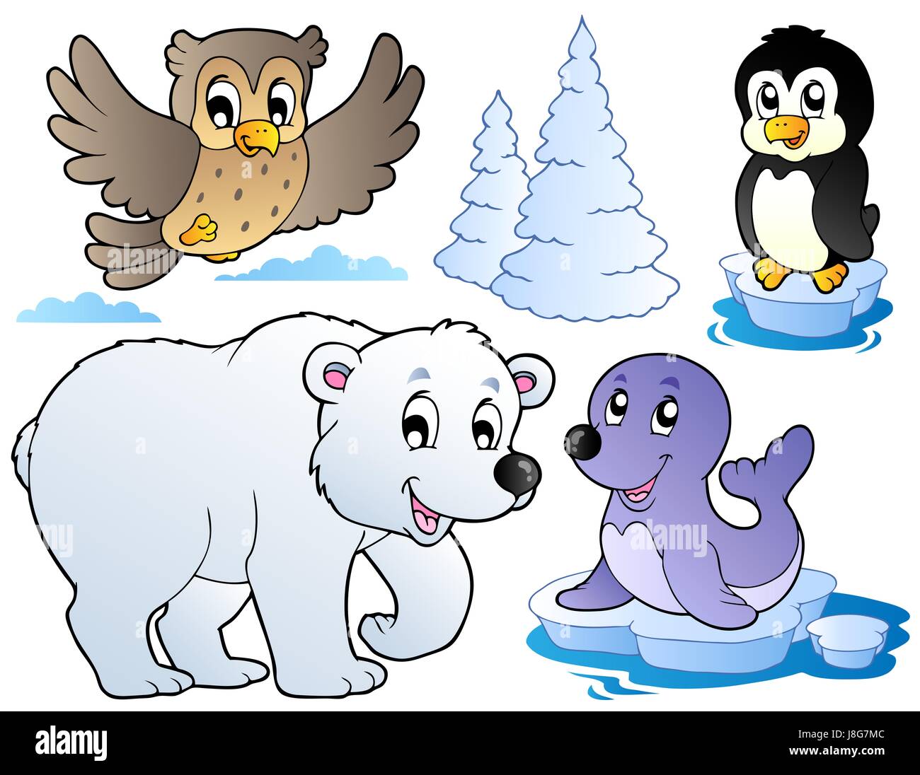 winter, animal, animals, season, seasonal, nature, natural, laugh, laughs  Stock Photo - Alamy