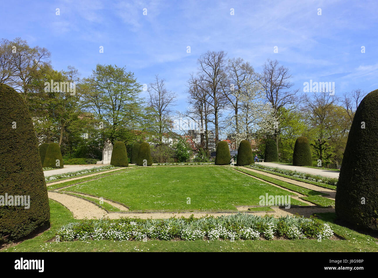 Gardens La Cambre Abbey Brussels, Belgium DSC07930 Stock Photo - Alamy