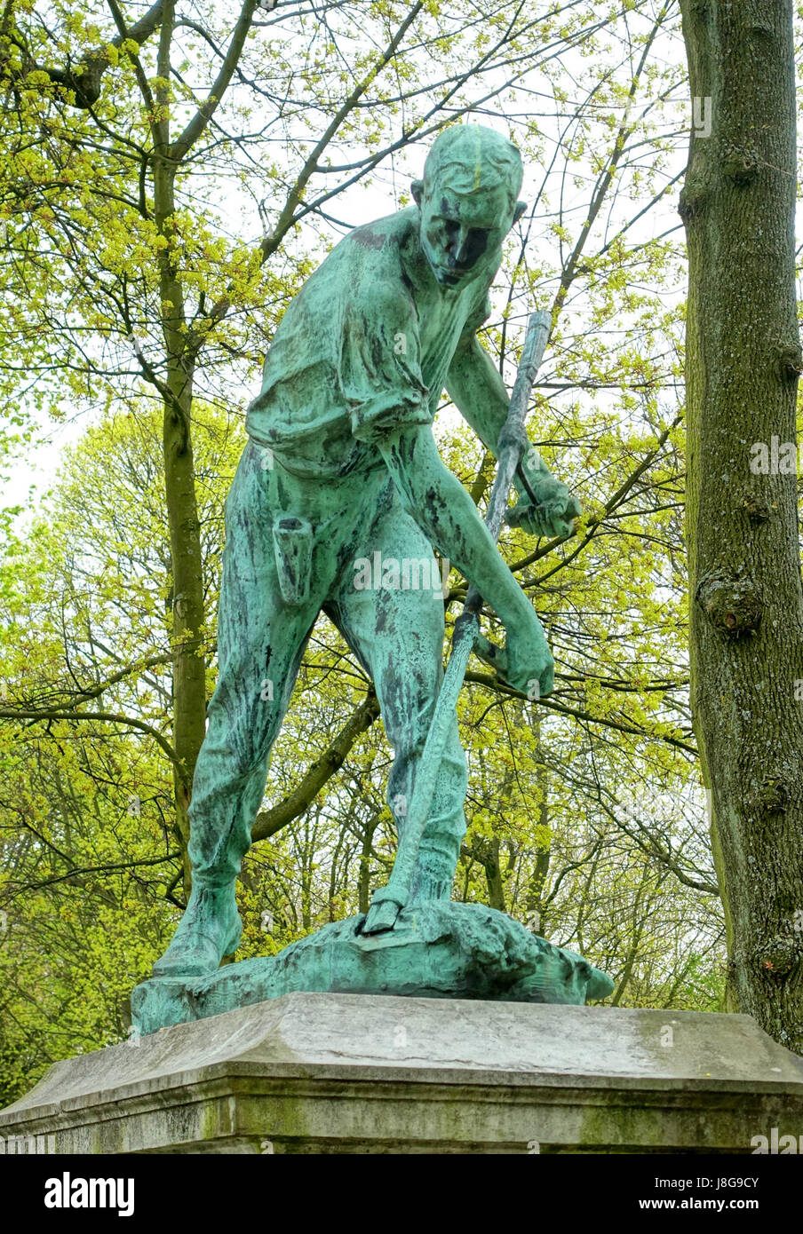 Le Faucheur By Constantin Meunier Cinquantenaire Brussels Belgium Dsc Stock Photo Alamy