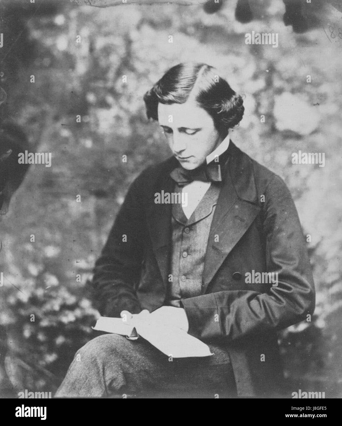 Lewis Carroll Self Portrait 1856 circa Stock Photo