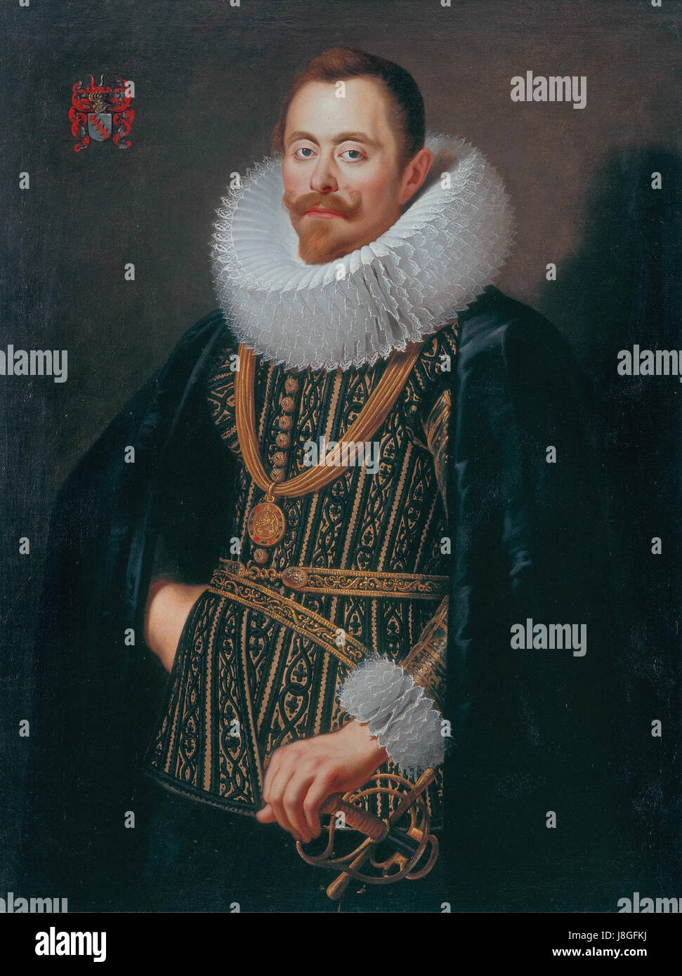 Frederick de Marselaer (1586 1670), by Gaspar de Crayer Stock Photo