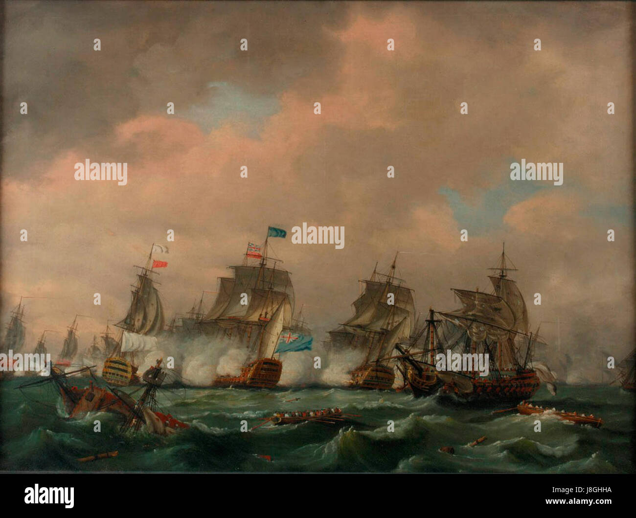 La bataille des Cadinaux en novembre 1759 Stock Photo Alamy