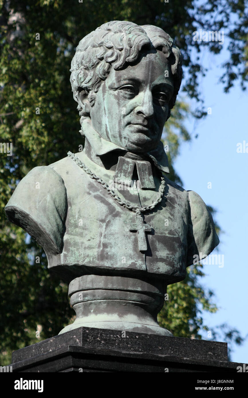 Franzen Statue Oulu 20110617 Stock Photo