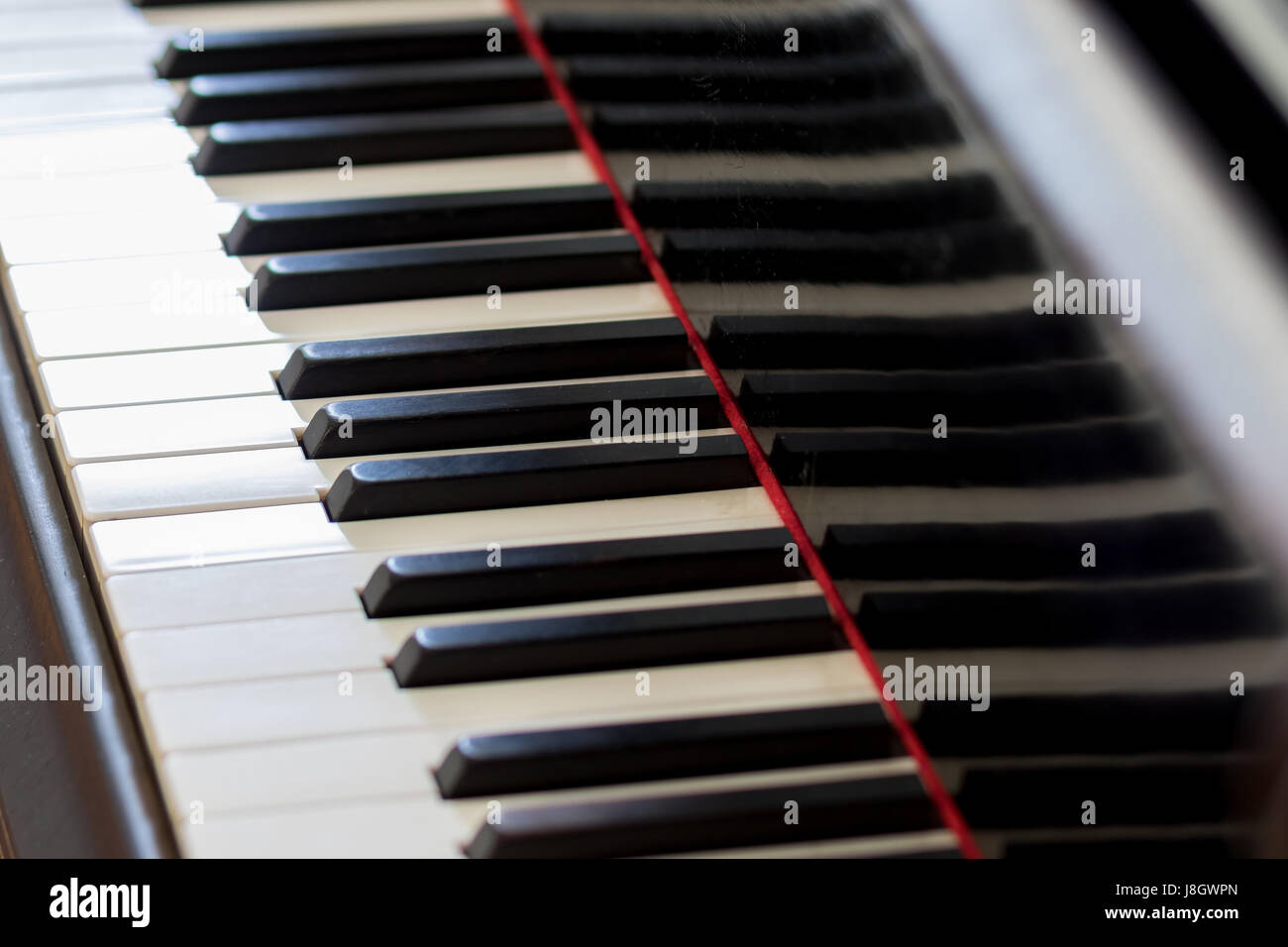 Layout of Piano Keys Stock Photo Alamy