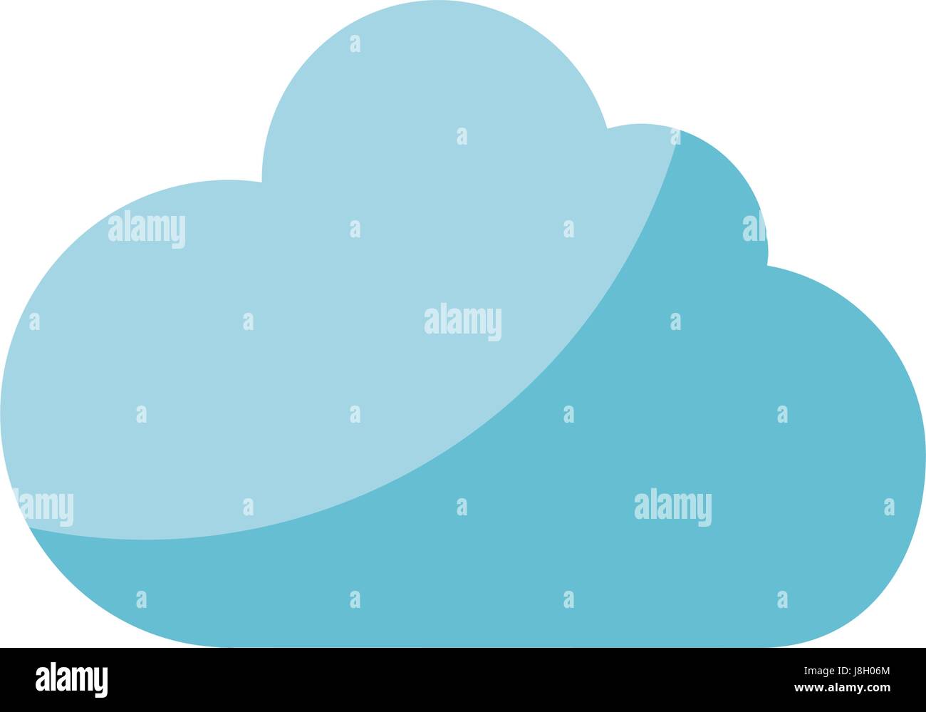 blue cloud icon Stock Vector Image & Art - Alamy