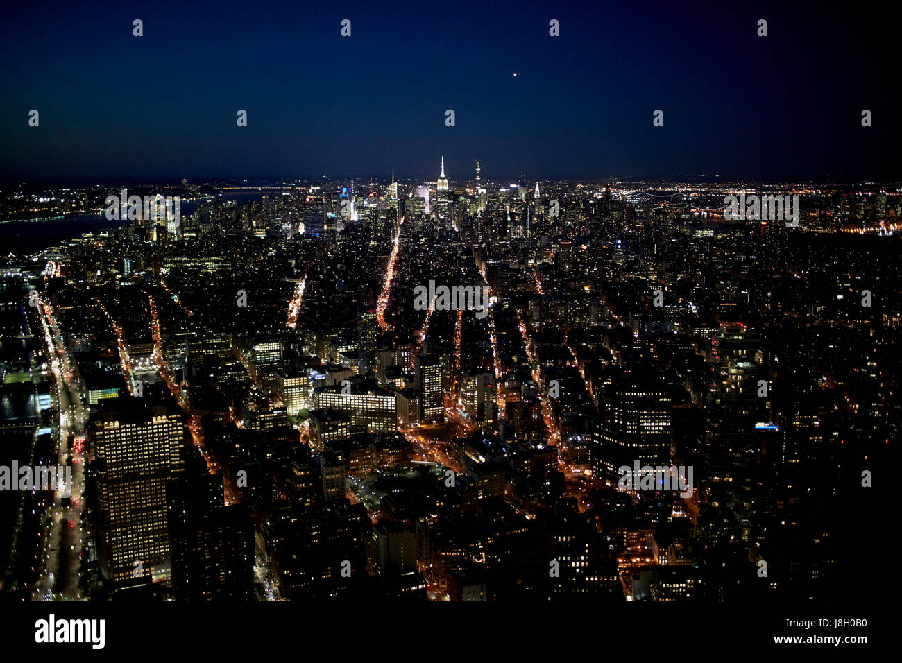 Night Time View Lower Manhattan High Resolution Stock Photography And Images Alamy