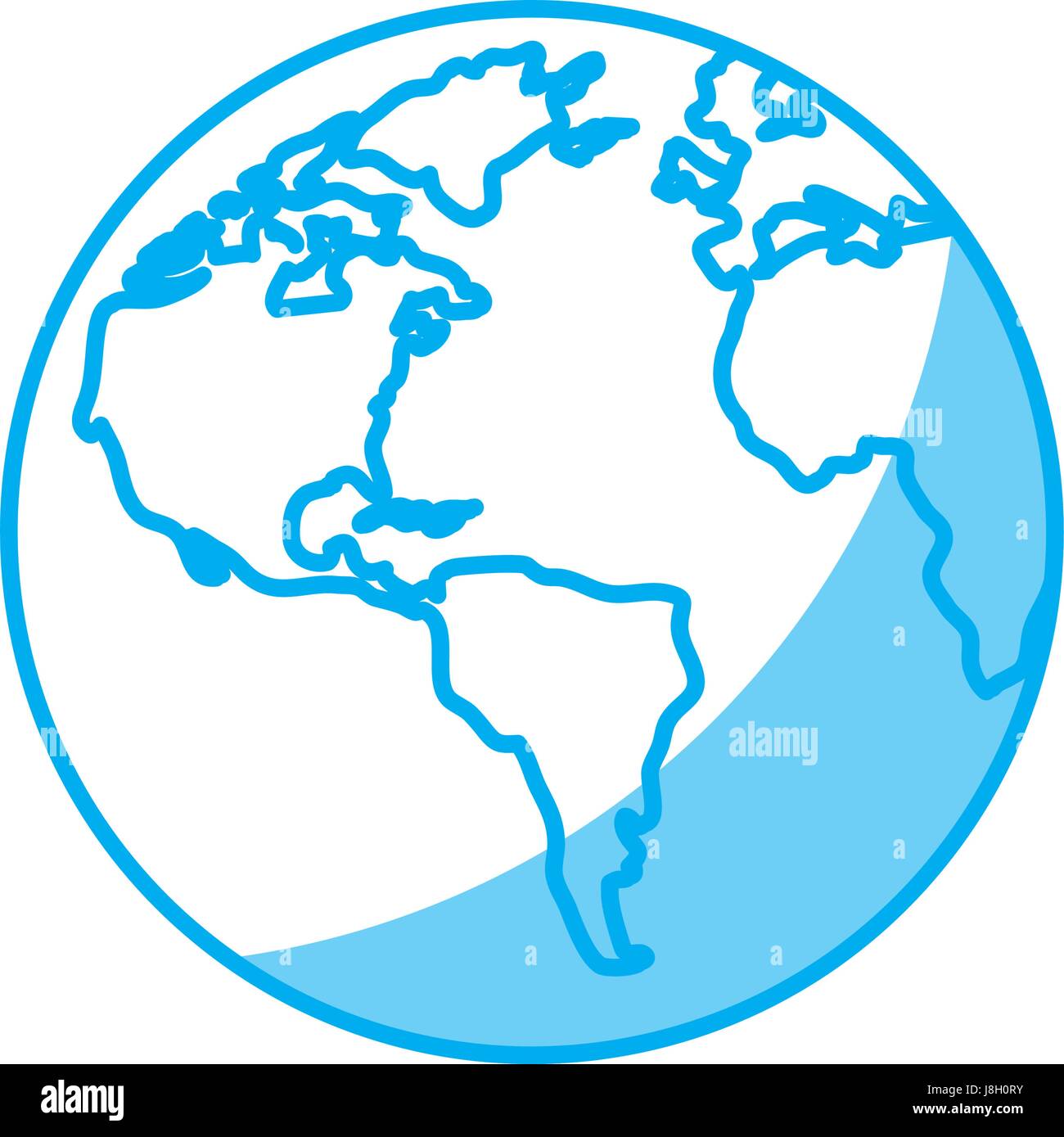 earth planet icon Stock Vector Image & Art - Alamy