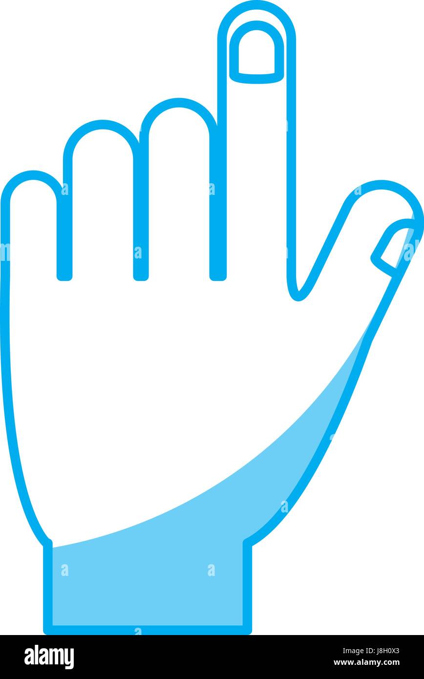 human hand icon Stock Vector Image & Art - Alamy