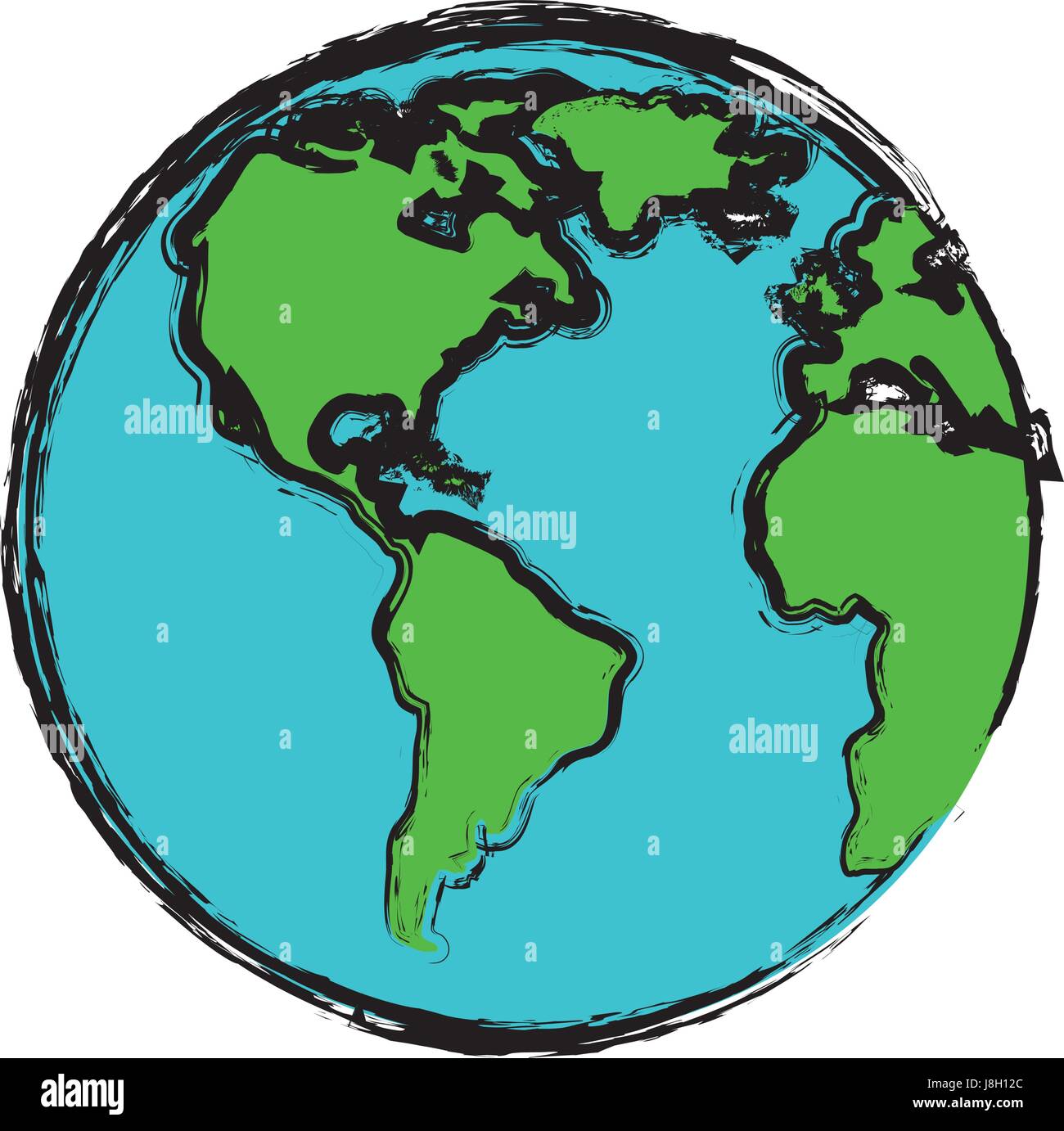 earth planet icon Stock Vector Image & Art - Alamy