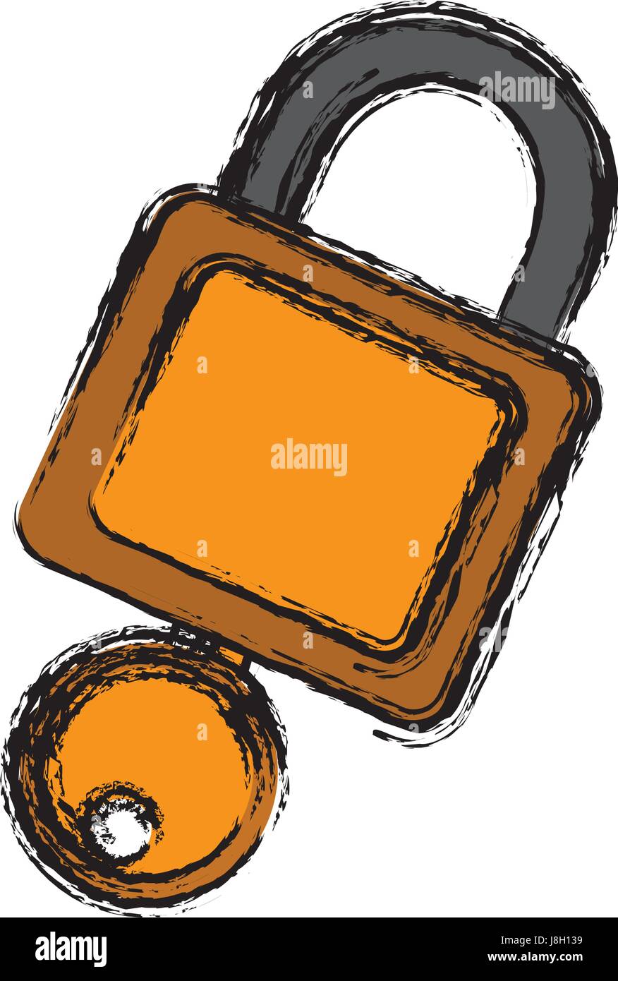 security padlock icon Stock Vector Image & Art - Alamy