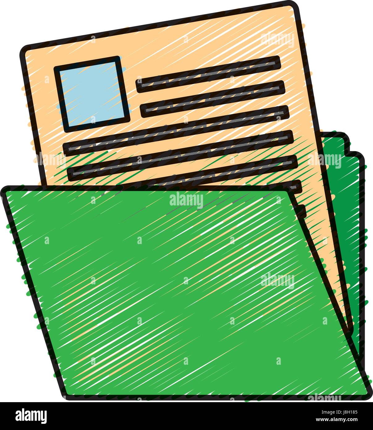 document folder icon Stock Vector Image & Art - Alamy