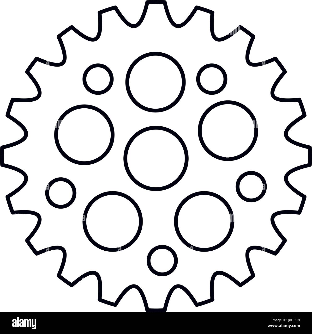 bike gears design Stock Vector Image & Art Alamy