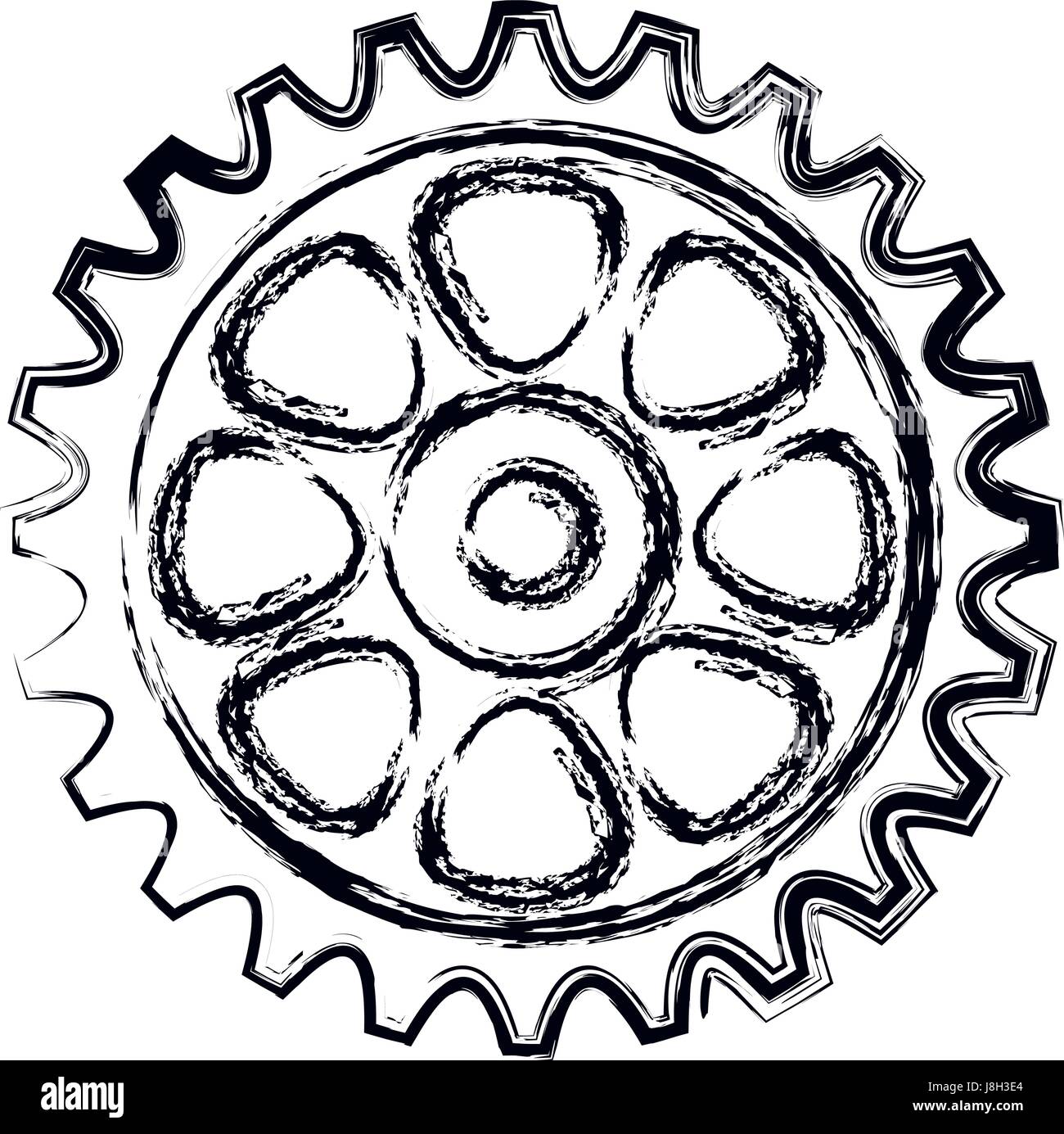 bike gears design Stock Vector Image & Art Alamy