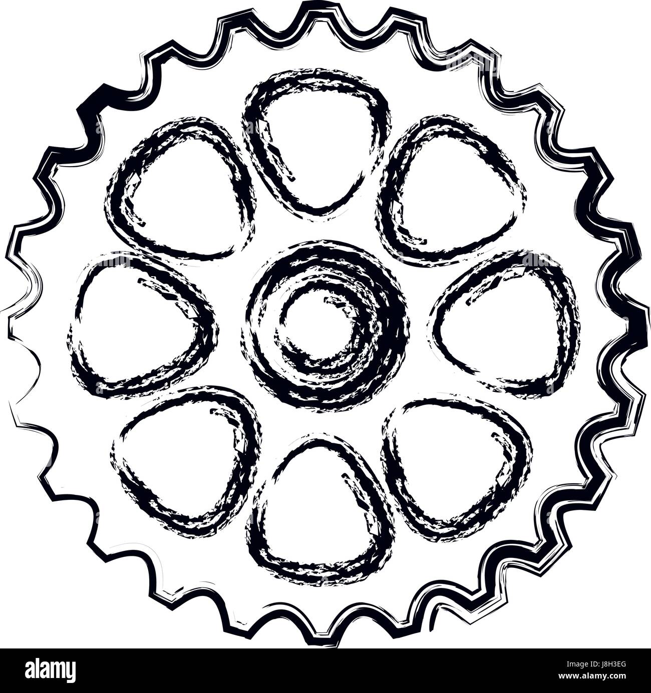 bike gears design Stock Vector Image & Art Alamy